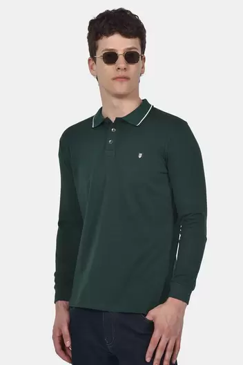 Ανδρική Μακρυμάνικη Μπλούζα Polo 100% Βαμβάκι Normal Fit Με Γιακά Με Κουμπιά & Κεντημένο Σήμα - ΠΡΑΣΙΝΟ                                                                Ανδρική Μακρυμάνικη Μπλούζα Polo 100% Βαμβάκι Normal Fit Με Γιακά Με Κουμπιά & Κεντημένο