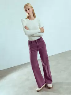 Τζιν με βαμβάκι wide leg