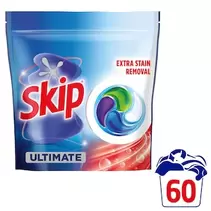 Κάψουλες Πλυντηρίου Ρούχων Ultimate Extra Strain Removal 60 Τεμάχια