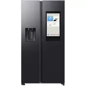 SAMSUNG RS90F66BEFEF Bespoke Family Hub No Frost 614 Lt Ανθρακί Ψυγείο Ντουλάπα