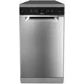 WHIRLPOOL WH6FC11BS7A0X για 11 Σερβίτσια Inox Πλυντήριο Πιάτων