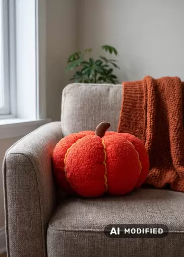 Pumpkin cushion - 25 cm