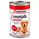 ECONOMY Υγρή Κονσέρβα Σκύλου με Βοδινό 1250γρ