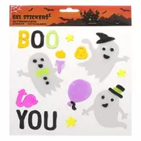 Gel Αυτοκόλλητα Τζαμιού Halloween Φαντάσματα "Boo to You"