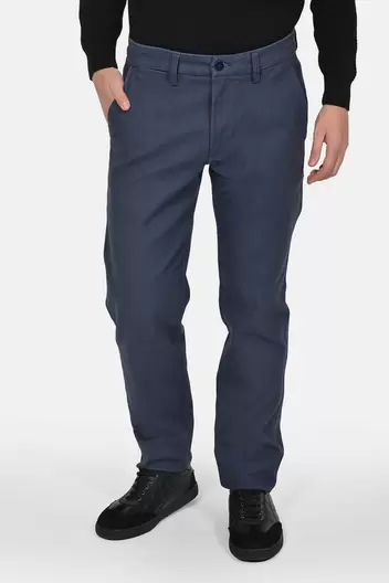Ανδρικό Chinos Παντελόνι Βαμβακερό Normal Fit Με Σταθερή Εφαρμογή & Ελαστική Άνεση - ΡΑΦ