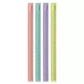 Χάρακας Τριγωνικός Milan Pastel 15cm - Τυχαία Επιλογή