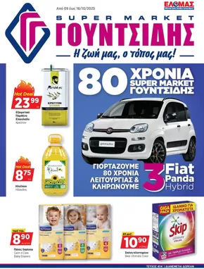 Κατάλογος ΓΟΥΝΤΣΙΔΗΣ σε Κιλκίς | Προσφορές φυλλαδίου! | 2025-10-10T00:00:00.000Z - 2025-10-24T00:00:00.000Z