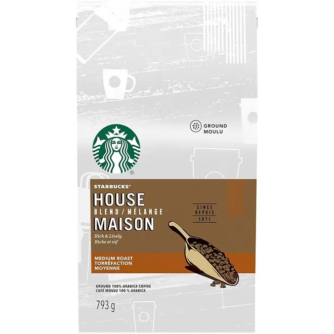 Starbucks Roast & Ground Coffee - House Blend - 793g