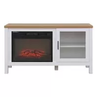 Style Selections White Electric Fire Place
