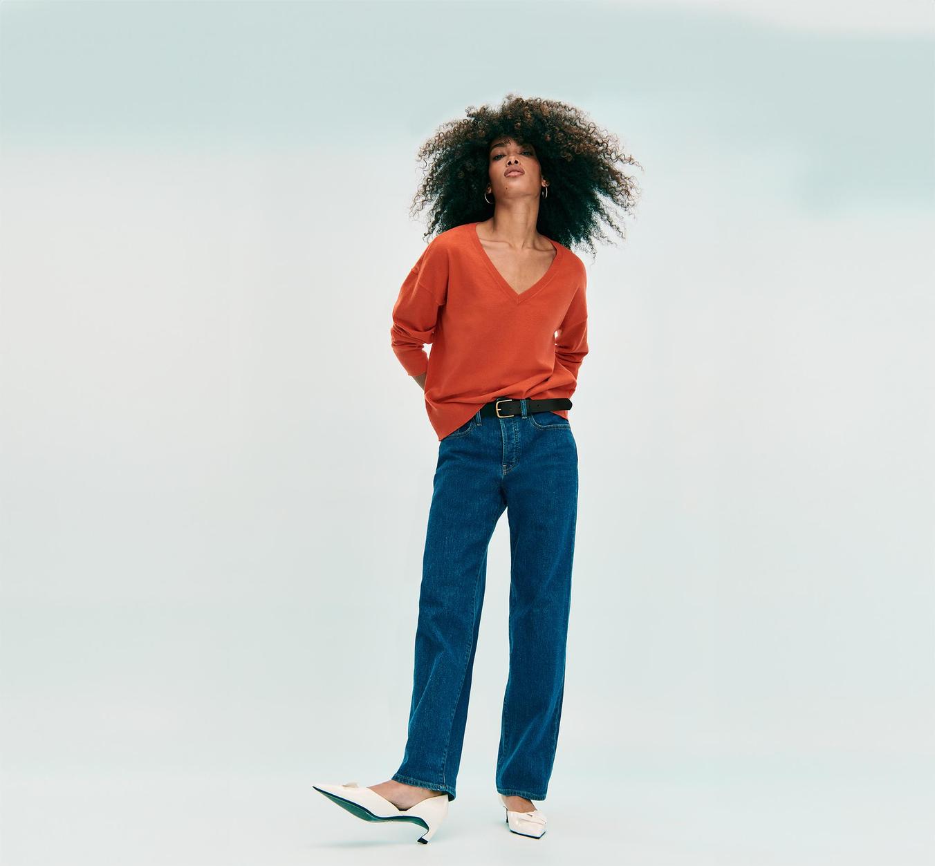 HIGH-WAISTED OG LOOSE JEAN: 732474