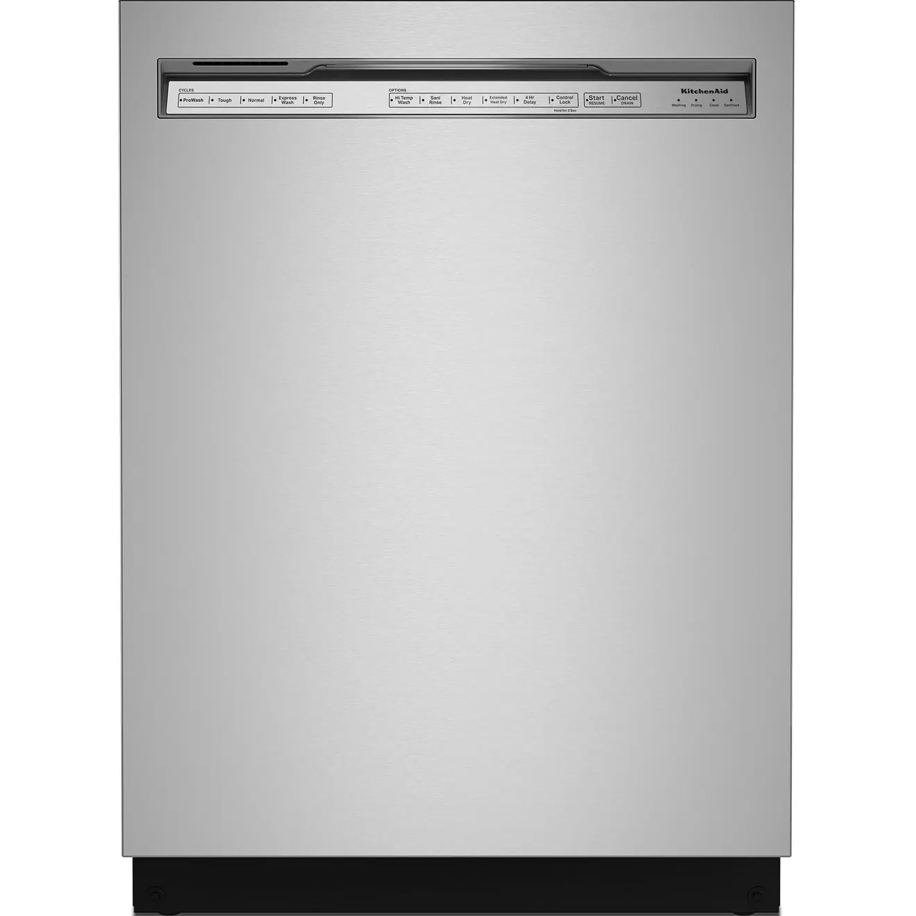 KitchenAid 5 Cycle Dishwasher with Front Controls