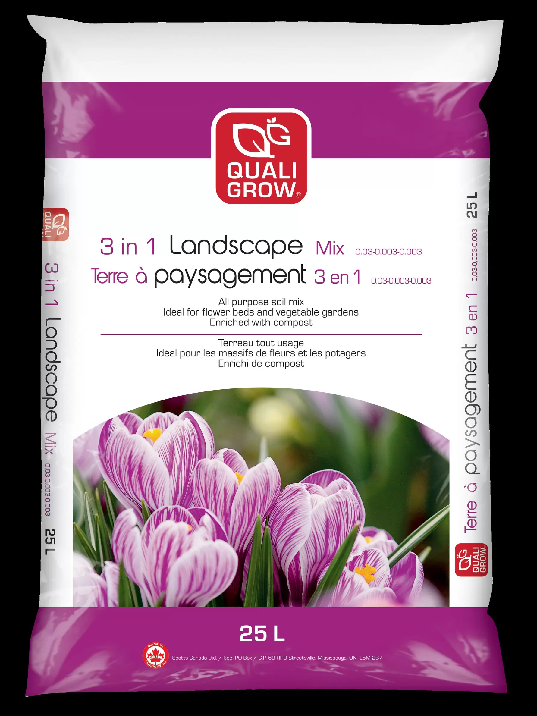 Quali Grow® 3 in 1 Landscape Mix 25L