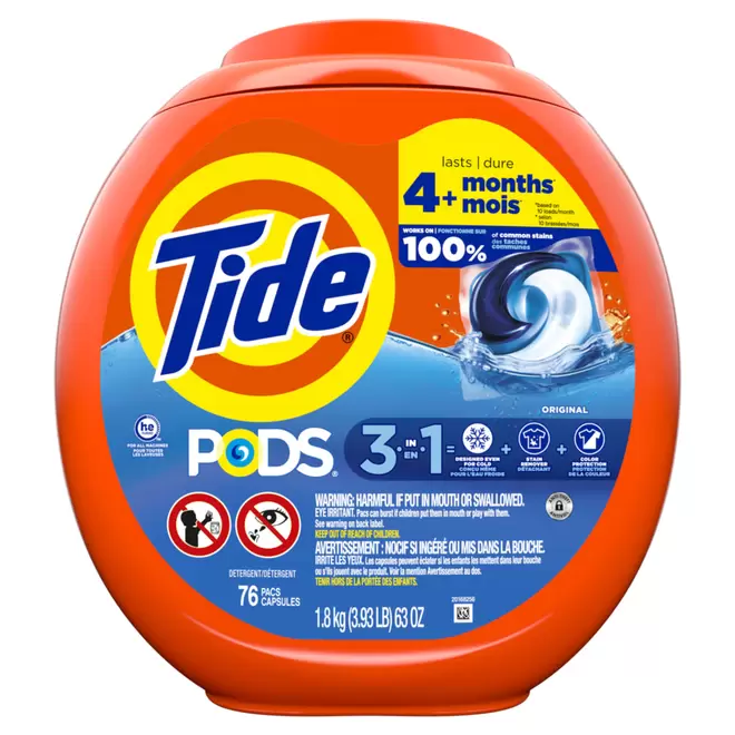 Tide PODS Liquid Laundry Detergent - Original - 76 Pack