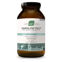 Omega Supreme One Daily, 120 enteric-coated gelcaps - Lemon