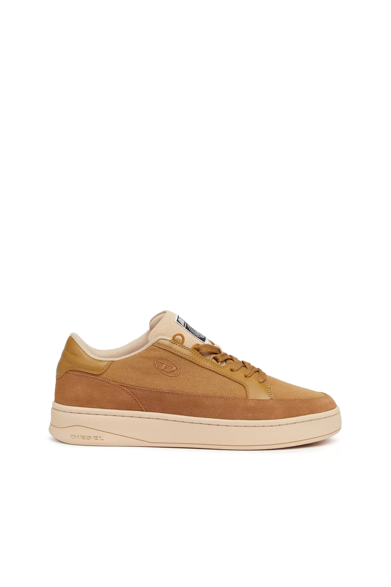 S-Sinna Low - Sneakers in canvas and action leather