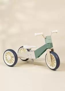 Coco Village Seafoam 3-in-1 Wooden Balance Bike