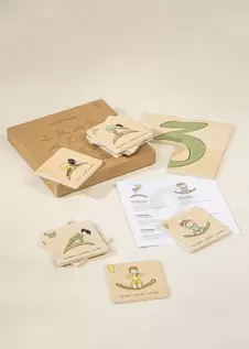 Coco Village Balance Board Yoga Wooden Cards