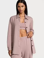 Brushed Modal Fleece Oversized Shirt