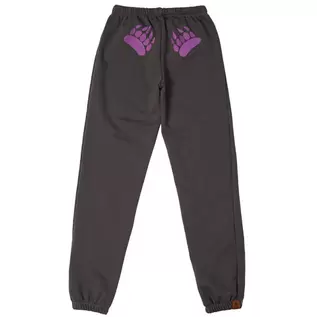 Original Paw Pants in Dark Charcoal with Dahlia