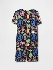 Kids Organic Brushed Cotton Marvel PJ Set