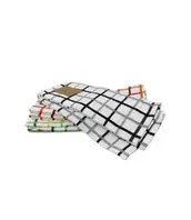 TERRY 2PK CHECK KITCHEN TOWEL AST 15X26" (MP48)