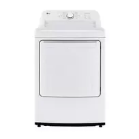 LG 7.3 CF Gas Dryer-White
