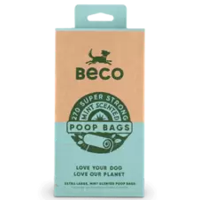 Beco Bags Degradable Poop Bags; Mint Scented or Unscented