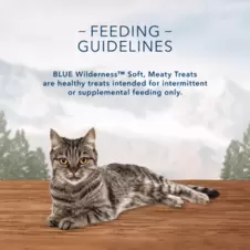 BLUE Wilderness Soft-Moist Cat Treats; Chicken & Salmon