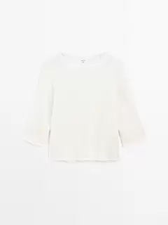 Oversize short sleeve sweater - STUDIO