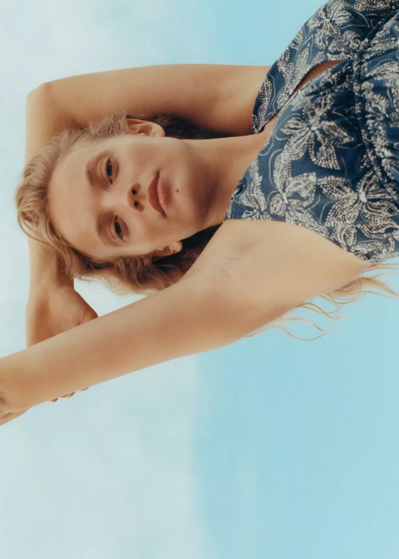 Floral chiffon top