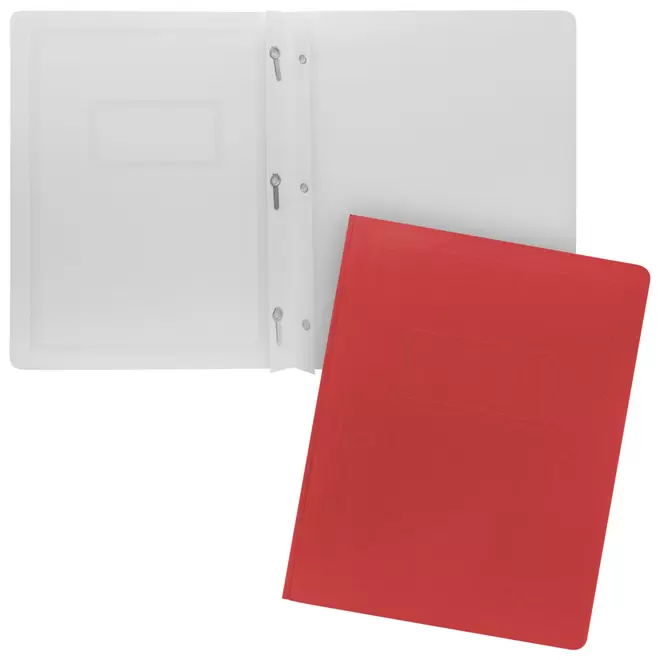 Staples Report Cover - Letter Size - Red