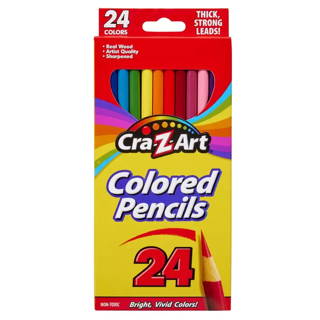 Cra-Z-Art Coloured Pencils - 24 Pack