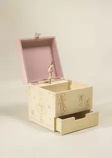 Coco Village Wooden Musical Souvenir Box - Ballerina