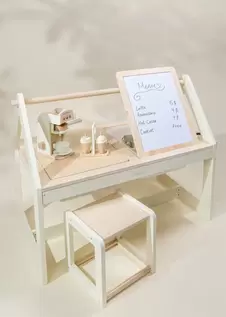 Coco Village Multifunction Wooden Art & Sensory Table W/ Stools
