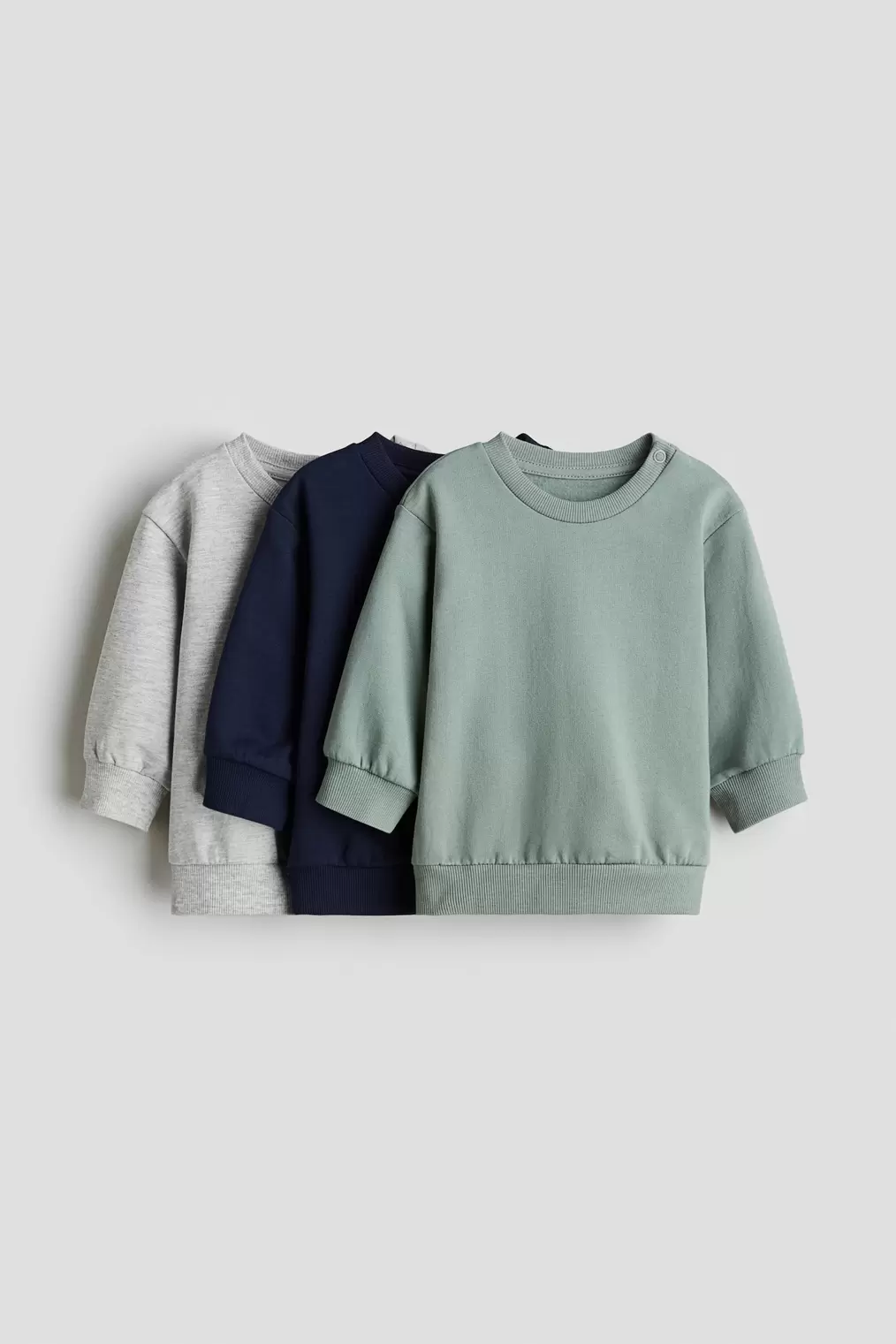 3-pack Cotton Sweatshirts