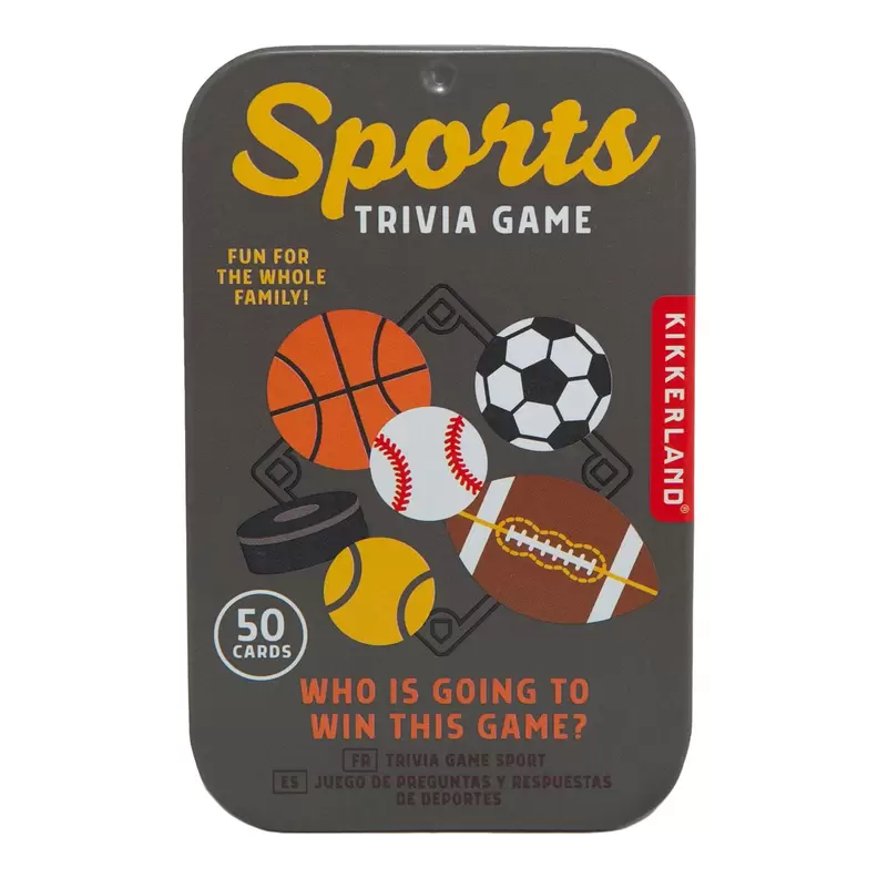Kikkerland Sports Trivia Cards