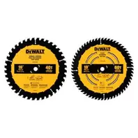 DeWalt 10" 40T / 60T General Purpose Combo Pack -2pk