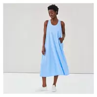 Active Four-Way Stretch Midi Dress