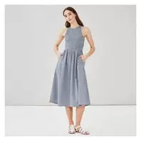 Smocked Midi Dress