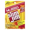 Slim Jim Spicy Sausage Snack Original 14 Snack Size Sticks x 8 g (112 g)