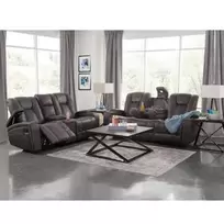 Cowboy Reclining Transformer Sofa & Reclining Glider Loveseat