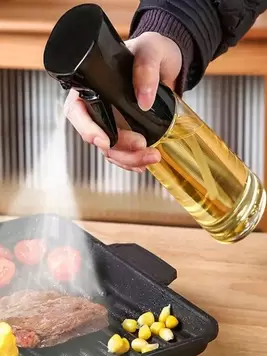 1pc Oil Spray Bottle Kitchen Household Barbecue Olive Oil Cooking Oil Spray Pot Atomization Fat Reduction Oil Spray Artifact Oil Spray Pot  Dispenser Refillable Spritzer Bottle For Outdoor BBQ Cook...