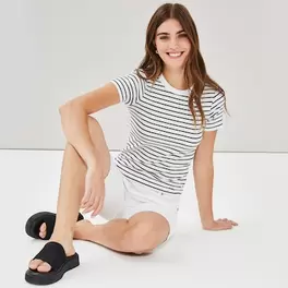 Stripe Rib T-Shirt