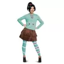 Vanellope Van Schweetz Deluxe Costume for Adults by Disguise – Wreck-It-Ralph