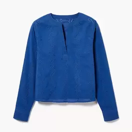 Cotton Eyelet Blouse