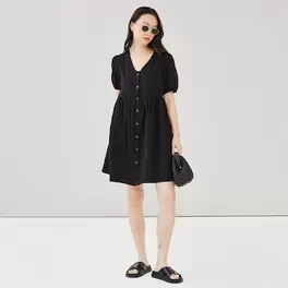 Button-Up Midi Dress