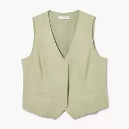 Linen Blend Vest