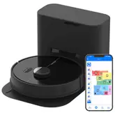 BObsweep Dustin WiFi Connected Self- Empty Robot Vacuum & Mop - Night Black