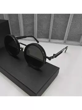 1pc Steampunk Style Adjustable Brightness Polarized Glasses - Alloy Frame, Black With Gray Lens, Suitable For Masquerade Ball And Fashion Accessories, Fashion Statement Glasses | Steampunk Glasses ...