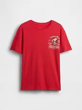 Kids Hello Kitty Logo Graphic Tunic T-Shirt